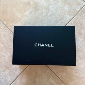 Chanel Classic Black Shoe Box